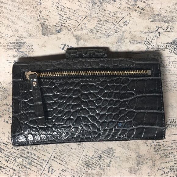 Kate Spade Pyramid Spike Locking Leather Wallet - Picture 3 of 12